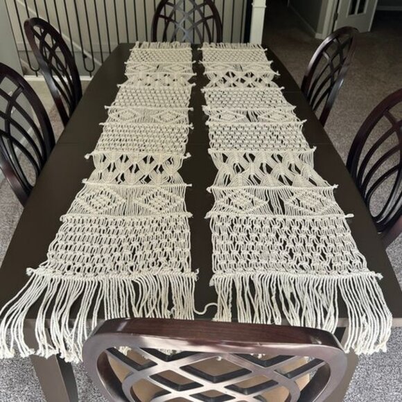 Macrame Table Runners (2) - Picture 5 of 6